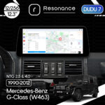 Магнітола Mercedes-Benz G-Class (W463) (1990-2012) [NTG 4.0] DUDU 7 12.3" 2K QLED, 12/256 (Style C)