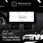 Магнітола Mercedes-Benz C-Class (W204) (2007-2011) [NTG 4.0] DUDU 6 12.3" 2K QLED, 8/128, 360 (Style C) - Зображення 6