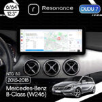 Магнітола Mercedes-Benz B-Class (W246) (2015-2018) [NTG 5.0] DUDU 7 12.3" 2K QLED, 6/64 (Style B)
