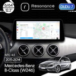 Магнітола Mercedes-Benz B-Class (W246) (2013-2014) [NTG 4.5] DUDU 7 12.3" 2K QLED, 6/64, 360 (Style C)
