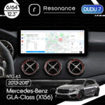 Магнітола Mercedes-Benz GLA-Class (X156) (2013-2017) [NTG 4.0/4.5] DUDU 7 12.3" 2K QLED, 6/64 (Style B)