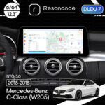 Магнітола Mercedes-Benz C/GLC-Class (W205/X253) (2015-2019) [NTG 5.0] DUDU 7 12.3" 2K QLED, 6/64, 360 (Style C)