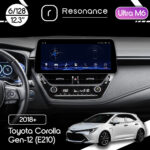 Магнітола Toyota Corolla 12 (E210) (2018+) Resonance Ultra M6 (7862) 6/128, 12.3" QLED, 360 (BMW Style)