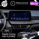 Магнітола Toyota Camry 9 (XV80) (2023+) [Low] Resonance Ultra M6 (7862) 6/128, 12.3" QLED, 360 (BMW Style)