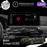 Магнітола BMW 5-Series (G30) (2017-2019) [NBT EVO, Low] Resonance L600 6/128 12.3" QLED, 360 (BMW Style)