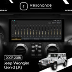 Магнітола Jeep Wrangler 3 (JK) (2007-2018) Resonance L300 4/32 12.3" QLED, 360 (Audi Style) - Зображення 6