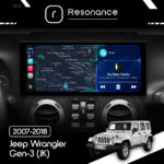 Магнітола Jeep Wrangler 3 (JK) (2007-2018) Resonance L600 6/128 12.3" QLED, 360 (Audi Style) - Зображення 5