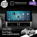 Магнітола Ford Fiesta Gen-6 (B299/B409) (2009-2018) Resonance L600 6/128 10.33" QLED, 360 (BMW Style)