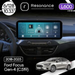Магнітола Ford Focus Gen-4 (C519) (2018-2025) Resonance L600 6/128 10.33" QLED, 360 (Mercedes-Benz Style)