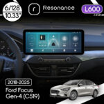 Магнітола Ford Focus Gen-4 (C519) (2018-2025) Resonance L600 6/128 10.33" QLED, 360 (Audi Style)