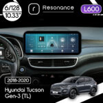 Магнітола Hyundai Tucson Gen-3 (TL) (2018-2020) Resonance L600 6/128 10.33" QLED, 360 (Mercedes-Benz Style)