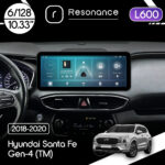 Магнітола Hyundai Santa Fe Gen-4 (TM) (2018-2020) Resonance L600 6/128 10.33" QLED, 360 (Audi Style)