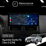 Магнітола Hyundai Santa Fe Gen-2 (CM) (2006-2012) Resonance L600 6/128 10.33" QLED, 360 (Audi Style) - Зображення 5