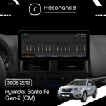 Магнітола Hyundai Santa Fe Gen-2 (CM) (2006-2012) Resonance L600 6/128 10.33" QLED, 360 (Audi Style) - Зображення 6