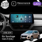 Магнітола Kia Sportage Gen-4 (QL) (2018-2019) Resonance L600 6/128 10.33" QLED, 360 (BMW Style)