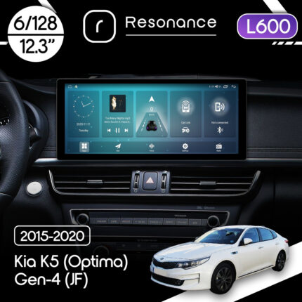 Магнітола Kia K5 Gen-4 (Optima) (JF) (2015-2020) Resonance L600 6/128 12.3" QLED, 360 (Audi Style)