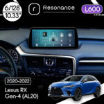 Магнітола Lexus RX Gen-4 (AL20) (2020-2022) [High] Resonance L600 6/128 10.33" QLED, 360 (BMW Style)