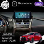 Магнітола Lexus NX Gen-1 (AZ10) (2017-2021) [Touchpad] Resonance L600 6/128 10.33" QLED, 360 (BMW Style)