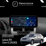 Магнітола Lexus RX Gen-2 (XU30) (2003-2009) Resonance L600 6/128 12.3" QLED, 360 (Mercedes-Benz Style) - Зображення 5
