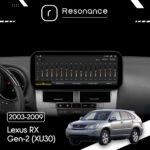 Магнітола Lexus RX Gen-2 (XU30) (2003-2009) Resonance L600 6/128 12.3" QLED, 360 (Mercedes-Benz Style) - Зображення 6