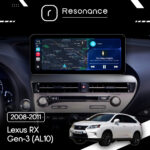 Магнітола Lexus RX Gen-3 (AL10) (2008-2011) [High] Resonance L600 6/128 10.33" QLED, 360 (Audi Style) - Зображення 5