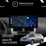 Магнітола Lexus RX Gen-2 (XU30) (2003-2009) Resonance L600 6/128 12.3" QLED, 360 (Audi Style) - Зображення 5