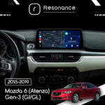 Магнітола Mazda 6 (Atenza) Gen-3 (GJ/GL) (2015-2017) [High] Resonance L600 6/128 12.3" QLED, 360 (BMW Style) - Зображення 5