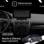 Магнітола Mazda 6 (Atenza) Gen-1 (GG/GY) (2002-2008) Resonance L300 4/32 12.3" QLED, 360 (BMW Style) - Зображення 6
