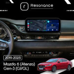 Магнітола Mazda 6 (Atenza) Gen-3 (GJ/GL) (2017-2025) Resonance L300 4/32 12.3" QLED, 360 (Mercedes-Benz Style) - Зображення 5