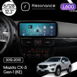 Магнітола Mazda CX-5 Gen-1 (KE) (2012-2015) [High] Resonance L600 6/128 12.3" QLED, 360 (Mercedes-Benz Style)