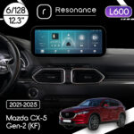 Магнітола Mazda CX-5 Gen-2 (KF) (2021-2025) Resonance L600 6/128 12.3" QLED, 360 (Mercedes-Benz Style)