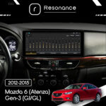 Магнітола Mazda 6 (Atenza) Gen-3 (GJ/GL) (2012-2015) [Low] Resonance L600 6/128 12.3" QLED, 360 (Audi Style) - Зображення 6