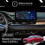 Магнітола Mazda 6 (Atenza) Gen-3 (GJ/GL) (2017-2025) Resonance L300 4/32 12.3" QLED, 360 (Audi Style) - Зображення 5