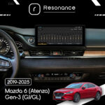 Магнітола Mazda 6 (Atenza) Gen-3 (GJ/GL) (2017-2025) Resonance L300 4/32 12.3" QLED, 360 (Audi Style) - Зображення 6