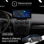 Магнітола Mazda 6 (Atenza) Gen-1 (GG/GY) (2002-2008) Resonance L600 6/128 12.3" QLED, 360 (Audi Style) - Зображення 5