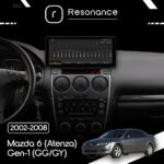 Магнітола Mazda 6 (Atenza) Gen-1 (GG/GY) (2002-2008) Resonance L600 6/128 12.3" QLED, 360 (Audi Style) - Зображення 6
