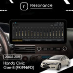 Магнітола Honda Civic Gen-8 (FK/FN/FD) (2005-2011) Resonance L300 4/32 10.33" QLED, 360 (Audi Style) - Зображення 6