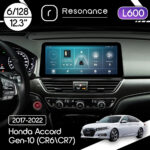 Магнітола Honda Accord Gen-10 (CR6/CR7) (2017-2022) Resonance L600 6/128 12.3" QLED, 360 (BMW Style)