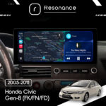 Магнітола Honda Civic Gen-8 (FK/FN/FD) (2005-2011) Resonance L300 4/32 12.3" QLED, 360 (Audi Style) - Зображення 5