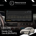 Магнітола Honda Civic Gen-8 (FK/FN/FD) (2005-2011) Resonance L300 4/32 12.3" QLED, 360 (Audi Style) - Зображення 6