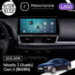 Магнітола Mazda 3 (Axela) Gen-3 (BM/BN) (2013-2019) [High] Resonance L600 6/128 10.33" QLED, 360 (BMW Style)