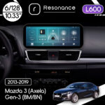 Магнітола Mazda 3 (Axela) Gen-3 (BM/BN) (2013-2019) [High] Resonance L600 6/128 10.33" QLED, 360 (Mercedes-Benz Style)