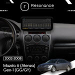 Магнітола Mazda 6 (Atenza) Gen-1 (GG/GY) (2002-2008) Resonance L300 4/32 10.33" QLED, 360 (Audi Style) - Зображення 6