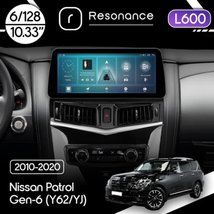 Магнітола Nissan Patrol 6 (Y62/YJ) (2010-2020) [High] Resonance L600 6/128 10.33" QLED, 360 (BMW Style)