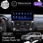 Магнітола Toyota Land Cruiser Prado 150 (2013-2017) Resonance L600 6/128 10.33" QLED, 360 (Mercedes-Benz Style)