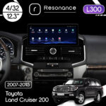 Магнітола Toyota Land Cruiser 200 (2007-2015) Resonance L300 4/32 12.3" QLED, 360 (Audi Style)