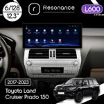 Магнітола Toyota Land Cruiser Prado 150 (2017-2023) [Low] Resonance L600 6/128 12.3" QLED, 360 (Audi Style)