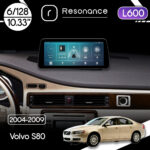 Магнітола Volvo S80 (2006-2012) Resonance L600 6/128 10.33" QLED, 360 (BMW Style)