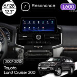 Магнітола Toyota Land Cruiser 200 (2007-2015) Resonance L600 6/128 12.3" QLED, 360 (BMW Style)