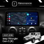 Магнітола Jeep Wrangler 3 (2007-2018) DUDU 7 12.3" 2K QLED, 12/256 (Style C) - Зображення 7